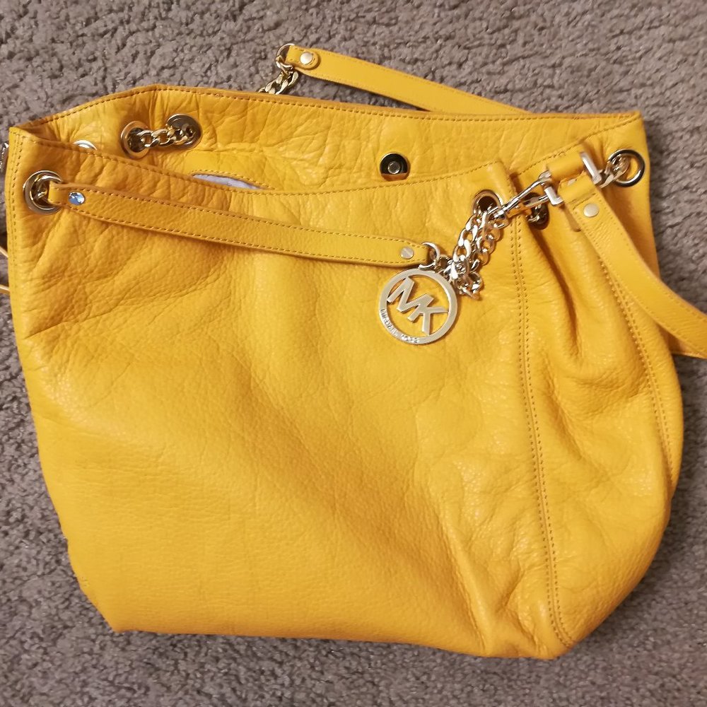 New YellowMicheal Kors shoulder bag satchel